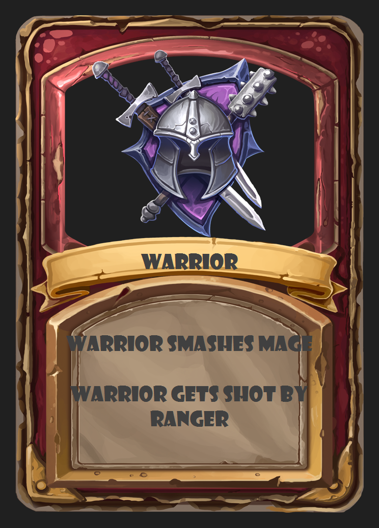 Example Warrior Card